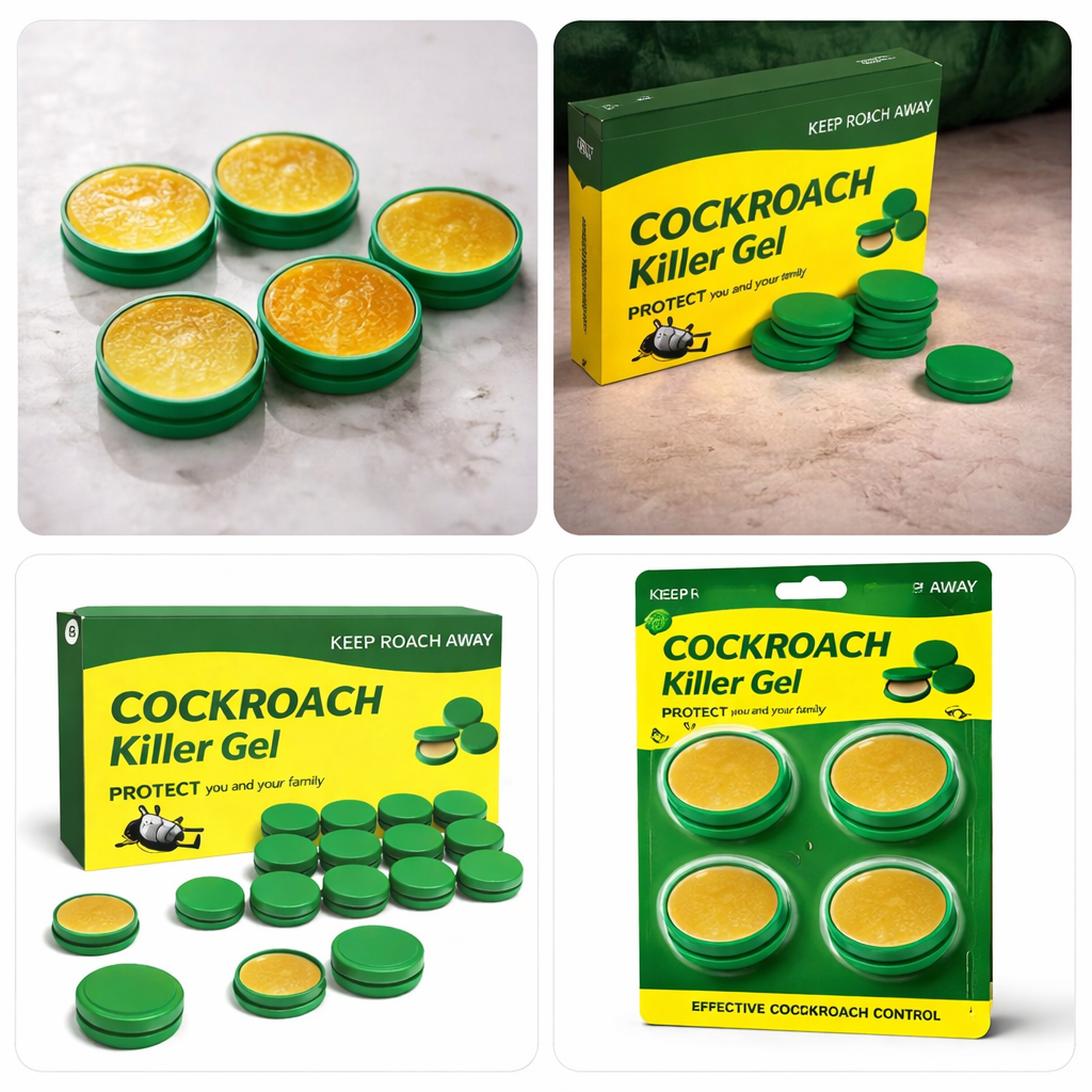 Cockroach Killer Gel (Pack of 2) – Fast Acting Roach Control for Kitchen, Bathroom & Home